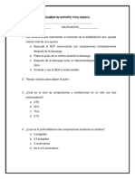 Examen de Soporte Vital Basico y Trauma