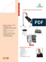 Portable Dental Chair With Unit & Stool: Mobile Unit Includes (Briefcase)