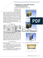 Bearing Life Optimization of Taper Roller Bearing