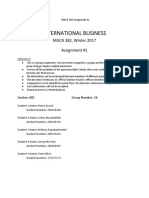 International Business Assignment 1 1