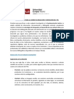 Recomendaciones Generales para La Redacción de Trabajos Fin de Grado