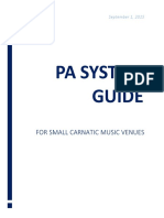 PA System Guide