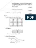 Q.3 A Majority Detector Has Three Input Variables A, B and C and Two Output Light Indicators