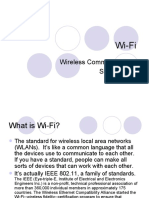 Wi-Fi: Wireless Communications Sheldon Lou