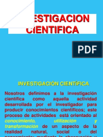 Investigacion Cientifica y Método Científico