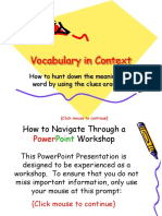 Vocabulary in Context: How To Hunt Down The Meaning of A Word by Using The Clues Around It