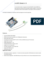 SIM808 GPRS/GSM+GPS Shield v1.0