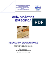 Redaccion de Oraciones 2017 PDF