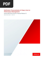 Notification Personalization & Deep Links For Performance Management