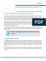 Clase 5: Estrategias de Regulación Emocional A Través Del Cuerpo, La Mente, La Acción y La Comunicación