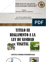 Ley de Sanidad Vegetal