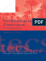 Adrian C. Newton - Forest Ecology and Conservation - A Handbook of Techniques