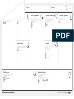 Business Model Canvas Poster