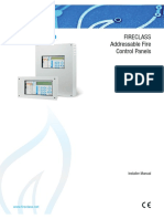 FireClass FC510 FC520 Addressable Fire Alarm Control Panel Manual