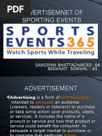 Advertisemnet of Sporting Events