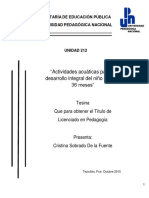 Actividades Acuáticas para El Desarrollo Integral Del Niño de 24 A 36 Meses