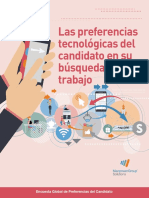 Las Preferencias Tecnológicas Del Candidato en Su Búsqueda de Trabajo