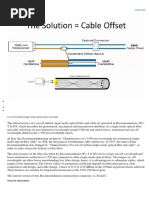 A Cut Off Shifted Single Mode Optical Fibre and Cable