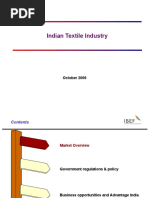 Indian Textile Industry: October 2006