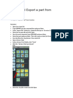 Import and Export A Part From Inventor