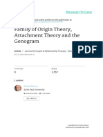 Family of Origin, Attachment, and Genogram AFT PDF