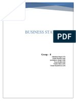 Group 8 - Business Stats Project - Installment I