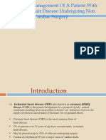 Anaesthetic Management of A Patient With Ischaemic Heart Disease Undergoing Non Cardiac Surgery