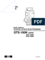 Manuel Du Topcon GTS100