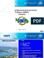 PANAMA - Sistema Nacional de Inversiones Publicas