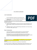 Informatica Transformations Description