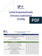 Edital Esquematizado TJ - PR