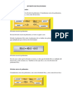 División de Polinomios