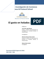 Boletín de Investigación VIII 2016 Gasto en Helados