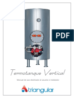 Manual Termotanque Vertical