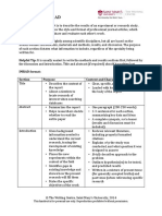 Lab Reports - IMRAD