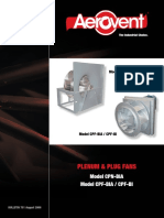 Plenum Plug Fans (Models Cpfbi Cpfbia Cpnbia) Catalog 751