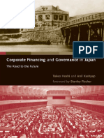 Corporate Financing and Governance in Japan - The Road To The Future