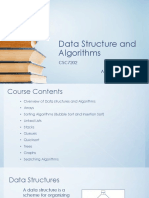 Data Structures and Algorithms - Lecture 1 - Arrays