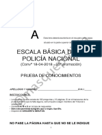 Simulacro 2 - Teoría - Cuerpo Nacional de Policia Escala Básica.