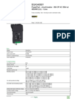 PowerPact B-Frame Molded Case Circuit Breakers - BGA34080Y