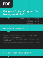 Google's Project Oxygen: Do Managers Matter?