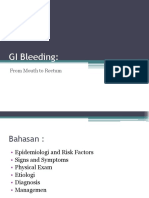 GI Bleeding:: From Mouth To Rectum