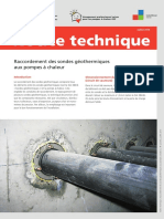 Suissetec - Sonde Géothermique - Raccordement - 2015-07 PDF