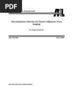 Microbolometer Detectors For Passive Millimeter-Wave Imaging