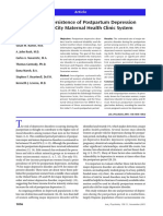 Onset and Persistence of Postpartum Depression in An Inner-City Maternal Health Clinic System