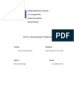 Etica y Deontologia 1er Trabajo