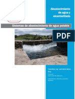 Fuentes de Abastecimiento de Agua y Tipos de Sistemas de Abastecimiento PDF