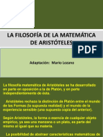 La Filosofía de Las Matemáticas de Aristóteles