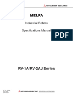 Mitsubish Rv1a Rv2aj Standard Specifications Manual