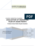 Marketing Plan of Asian Paints Group4